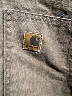 XL Carhartt Brown Canvas Work jacket