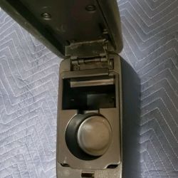 JDM EG SHORT ARM REST WITH CUP HOLDER RARE NICE PIECE BLACK $250 