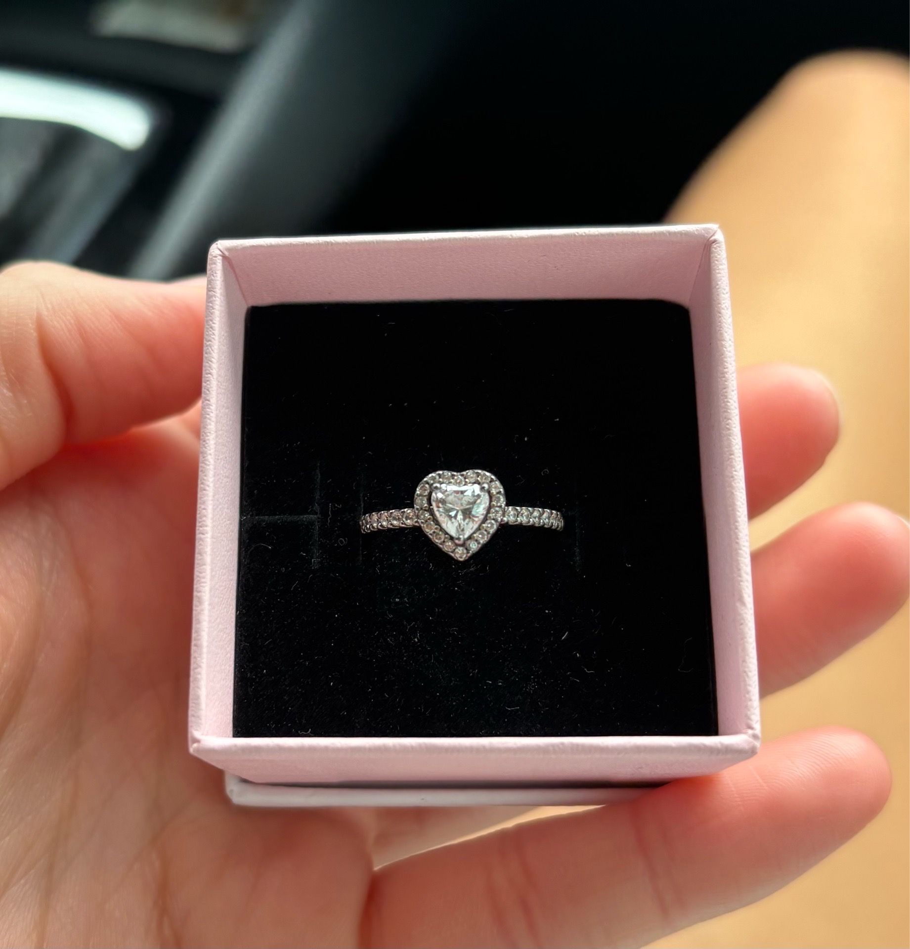 Pandora Elevated Heart Ring