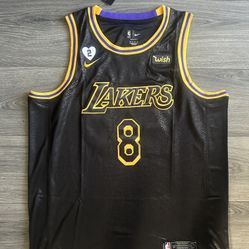 Los Angeles Lakers 8/24 Kobe Bryant Mamba Jersey 