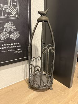 Metal Bird Cage Decor 