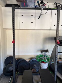 Bench and weights