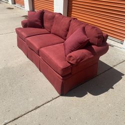 FREE DELIVERY!! Red 3 Seater Sofa