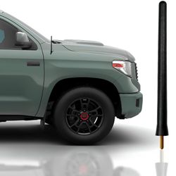 Antenna Mast for Toyota Tundra 2007-2021, Black Automotive Antenna Replacement for Cars, Trucks & SUV - AM FM Radio Compatible - Car & Truck Exterior 