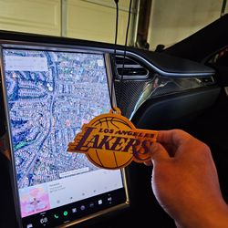 Los Angeles Lakers hanging sign emblem