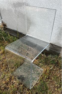 Vintage Lucite Z Chair