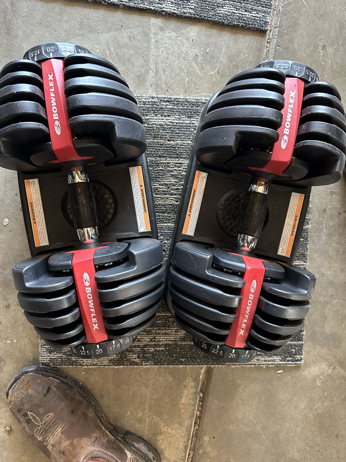 Bow flex Dumbbell “52.5lb” Set