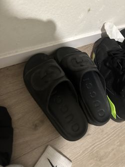 Black Gucci Slides