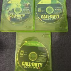 Call Of Duty Black Ops 1,2, 3