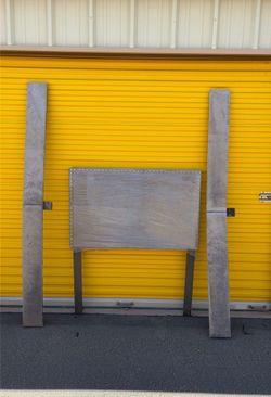 Twin size bed frame with mattress $55