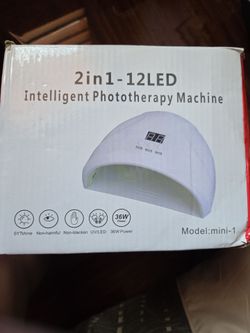 2 in 1 -12 LED gel nail lamp