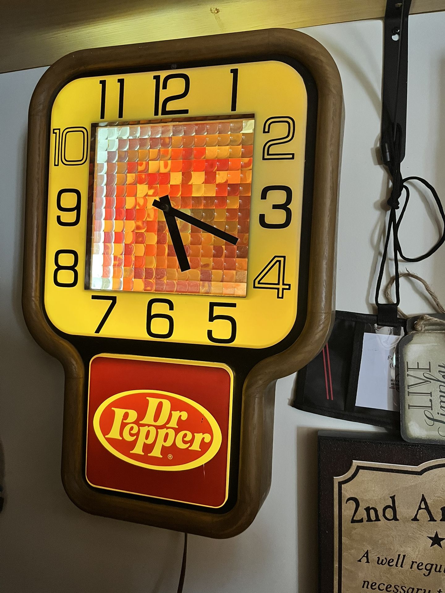 Dr. Pepper Motion Clock