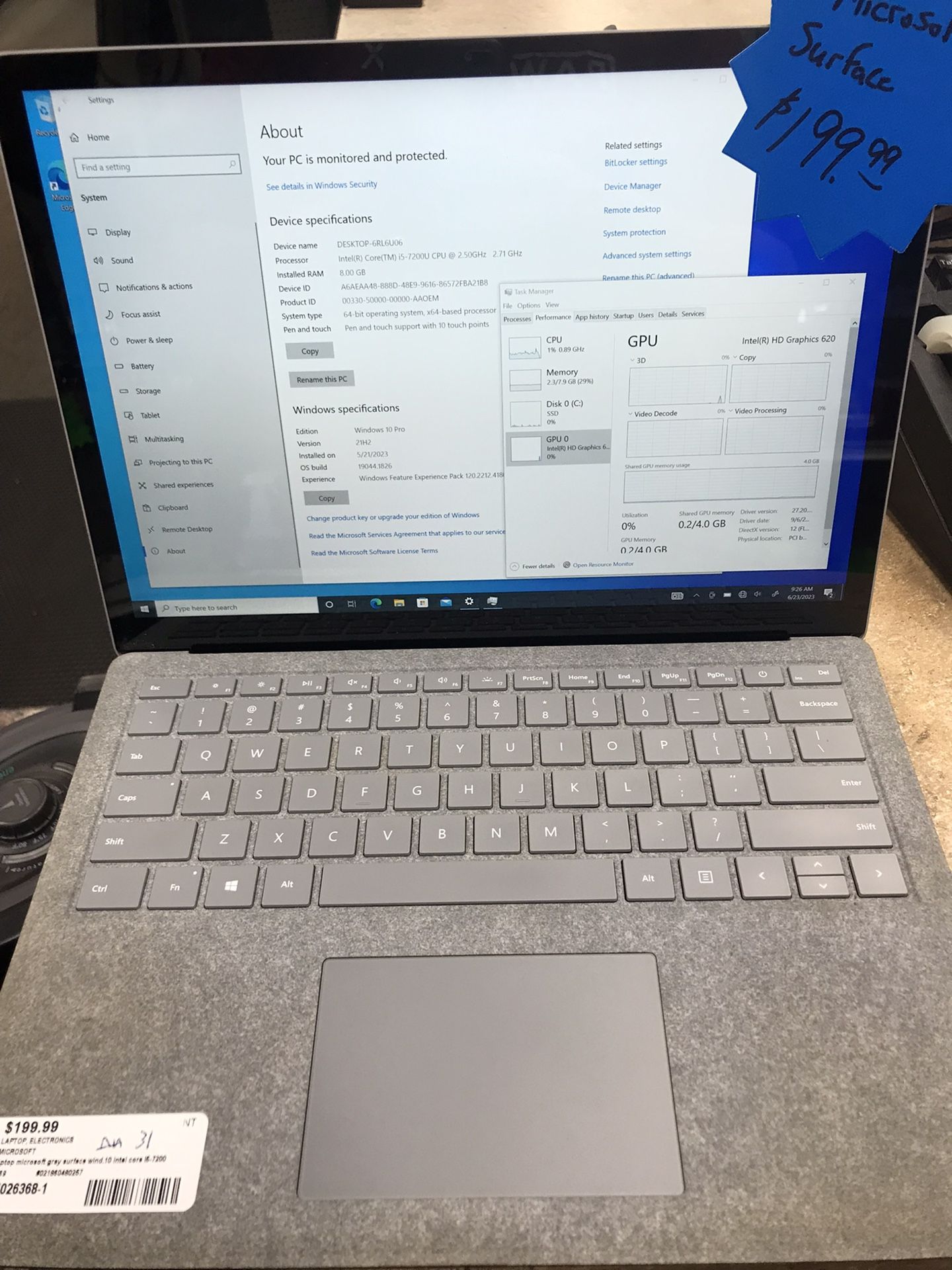 Microsoft Surface Laptop 