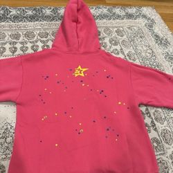 *BRAND NEW* Spider Worldwide PINK Hoodie Size Medium with Tags