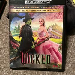 Wicked 4k DIGITAL CODE ONLY