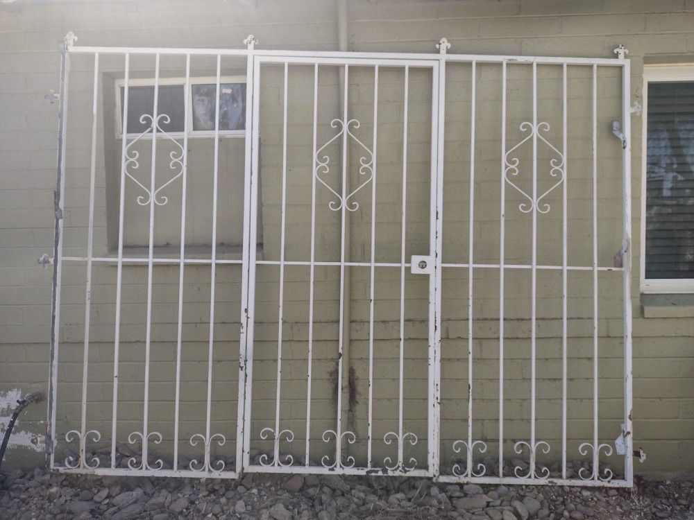 Iron Fence With Door