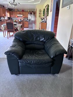 Green Genuine Leather Sofas
