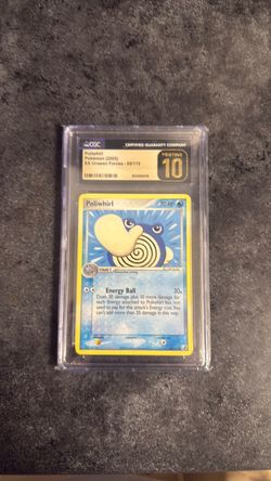 Poliwhirl CGC 10 Pristine Pokémon Card