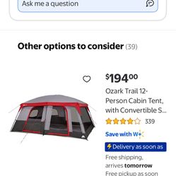 12x9 Cabin Ridge Tent