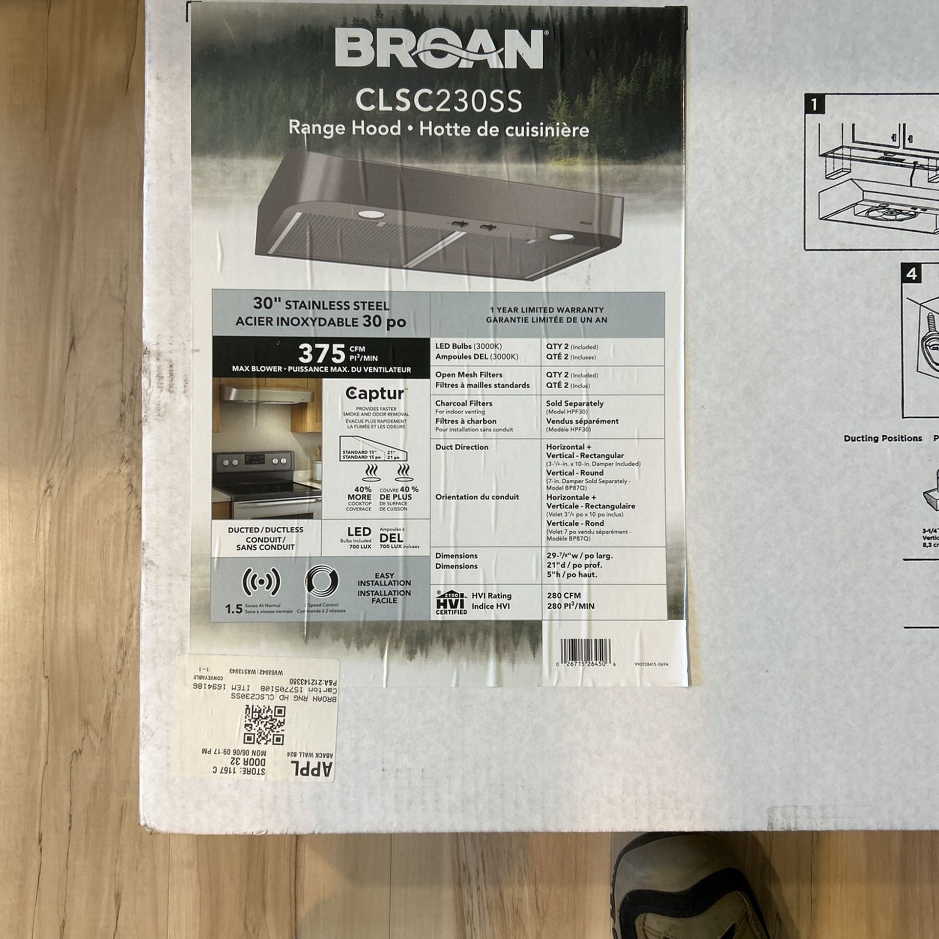 Broan Range Hood