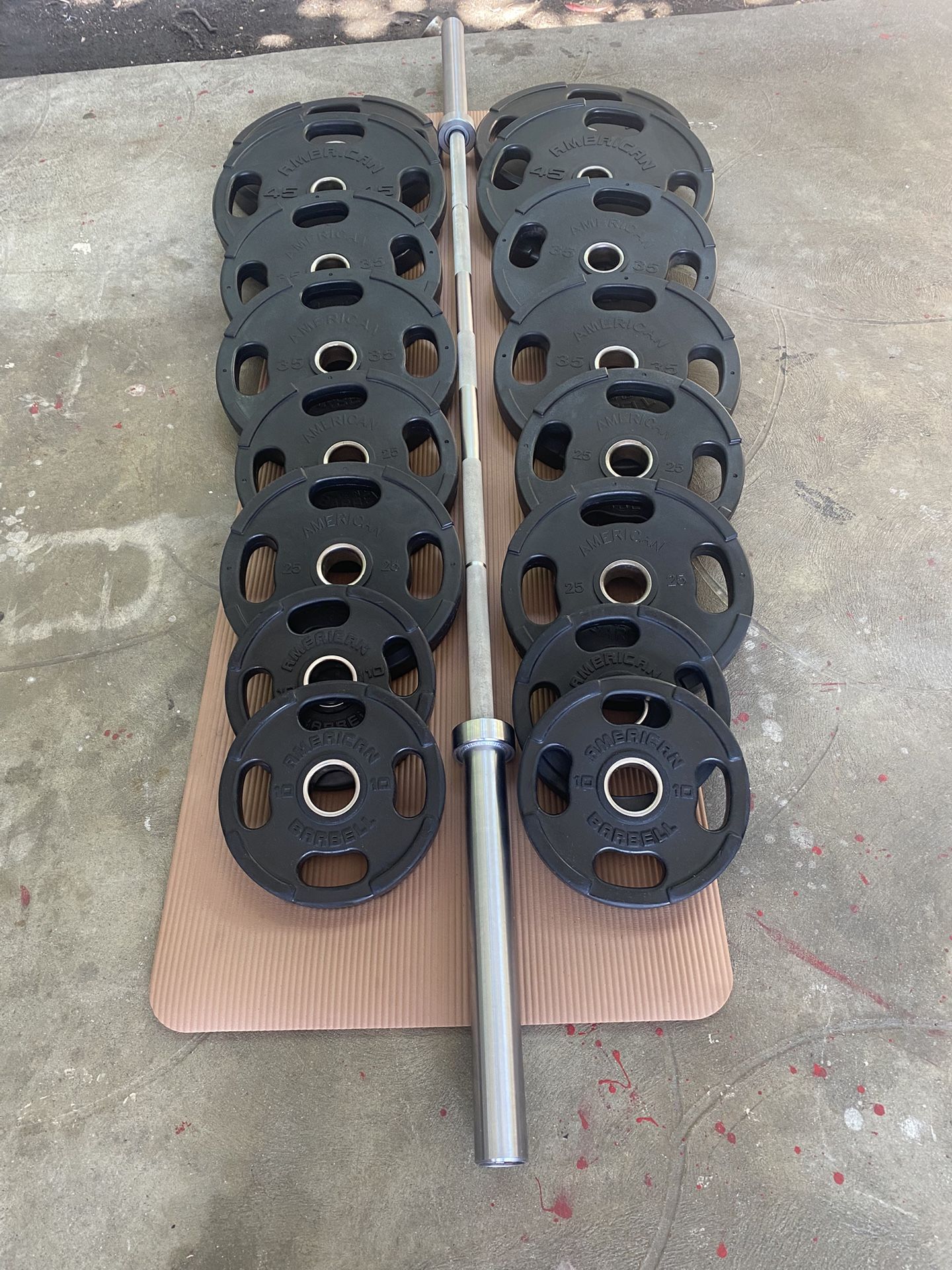 Olympic Weights And Bar