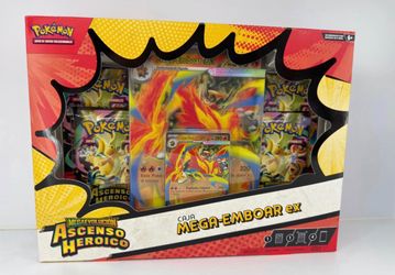 Mega Evolution Ascended Heroes Mega Emboar ex Box **SPANISH** "Ascenso Heroico"