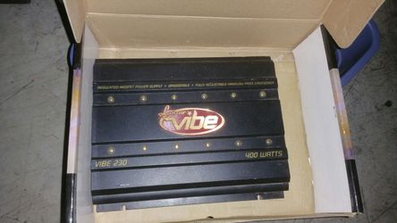 Lanzar vibe 230 real 400w 500 max car amp 2 channel amplifier for 