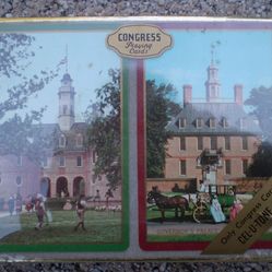 Congress Colonial Williamsburg Double Deck Playing Cards