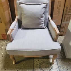 Classic Antiqued French Accent Chair
(New)