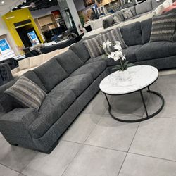 Long “L” Shape Sectional 🔥 Take It Home With Only $50 Down 