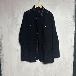 Canvas Black Utility Jacket 