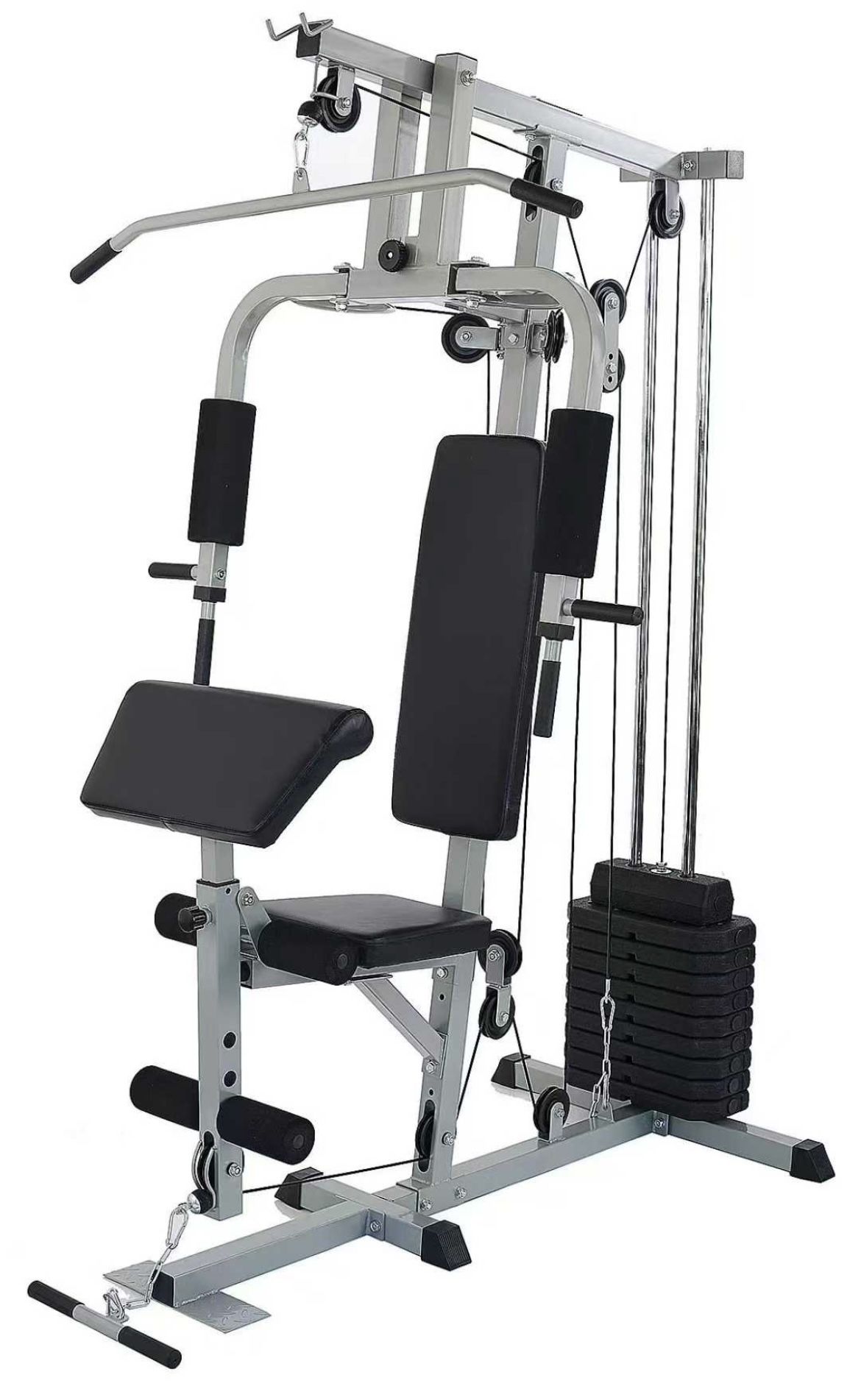 🔥🔥🔥Home Gym $250 sale! New!!!  Home Gym Workout Station with 330LB of Resistance, 125LB Weight Stack Exercise Workout Equipment Fitness Strength Ma