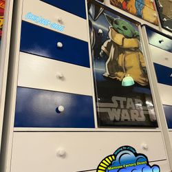 Star Wars Grogu Closet Wardrobe Dresser New Ropero 