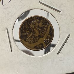 1975 Lincoln Cent Lamination Error