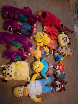 (Prices vary) vintage plush dolls lot