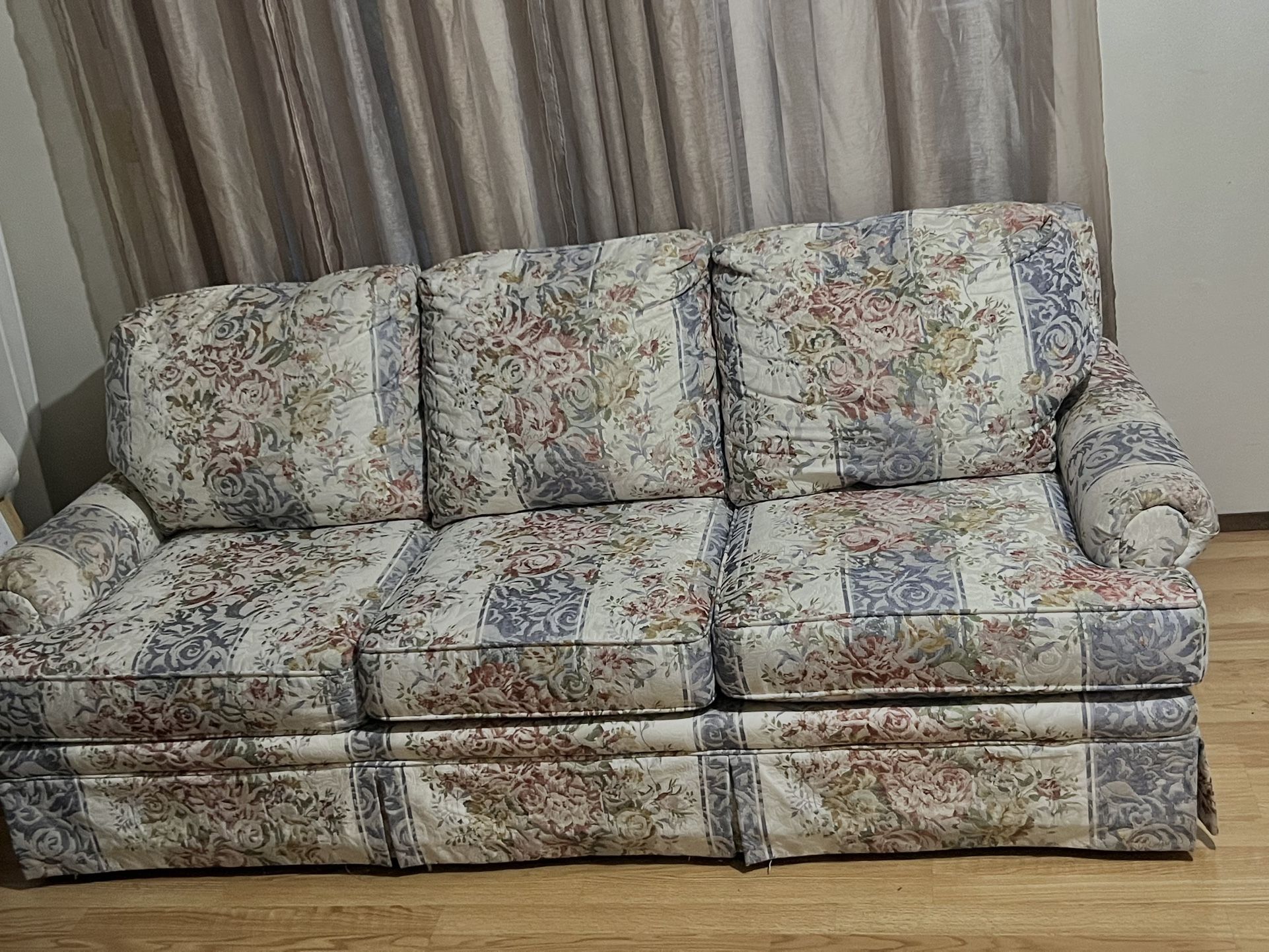 Vintage Floral Sofa