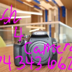 MINT Canon EOS Rebel T7
Digital SLR Camera Kit with EF-S
18-55mm (2 LENSES) 64GB