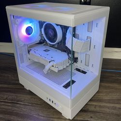 ❄️ White Gaming PC (NVIDIA RTX 2060 6GB + AMD Ryzen 5 5500)