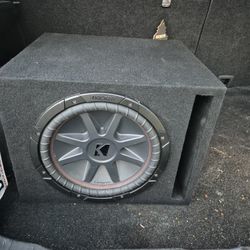12 Inch Subwoofer With Box And Amp