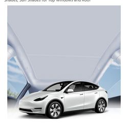 Tesla Sunshades Model Y , Clip In Easy On & Off
