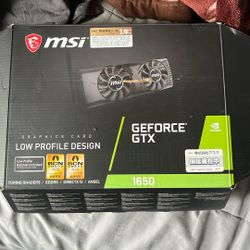 Low Profile GTX 1650 Gpu