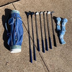7 Club Starter/kid Golf Clubs And Bag