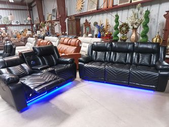 Zero Gravity Recliners with Bluetooth Speakers, Subwoofer, LED lights and USB ports