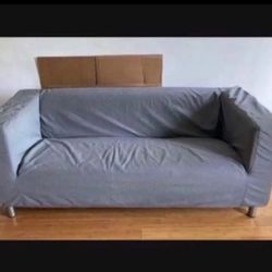 Couch With Grey Cover Price Is Firm 