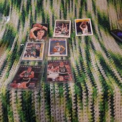 7 Larry Bird Cards 