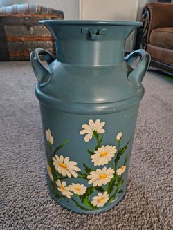 Beautifully hand-painted antique milk jug