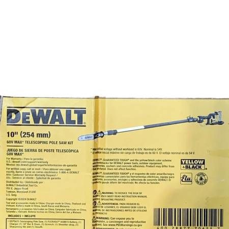 DEWALT DCPS675Z1 60V MAX 10