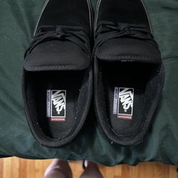 All Black Vans Shoes 