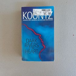 Softcover Books Dean Koontz Cold Fire & Dark Rivers Of The Heart