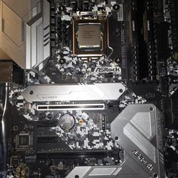 (Combo motherboard+CPU+RAM) AsRock Z390 Steel Legend, Intel i7-9700k and 16gb DDR4 Corsair Vengence